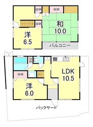 西山町V・V SERENO館の物件間取画像